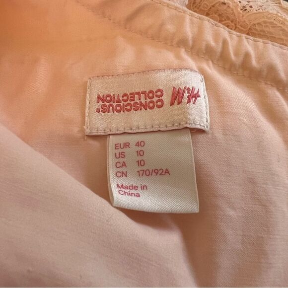 H&M Conscious Collection Lace Overlay Dress 10 - Picture 2 of 13